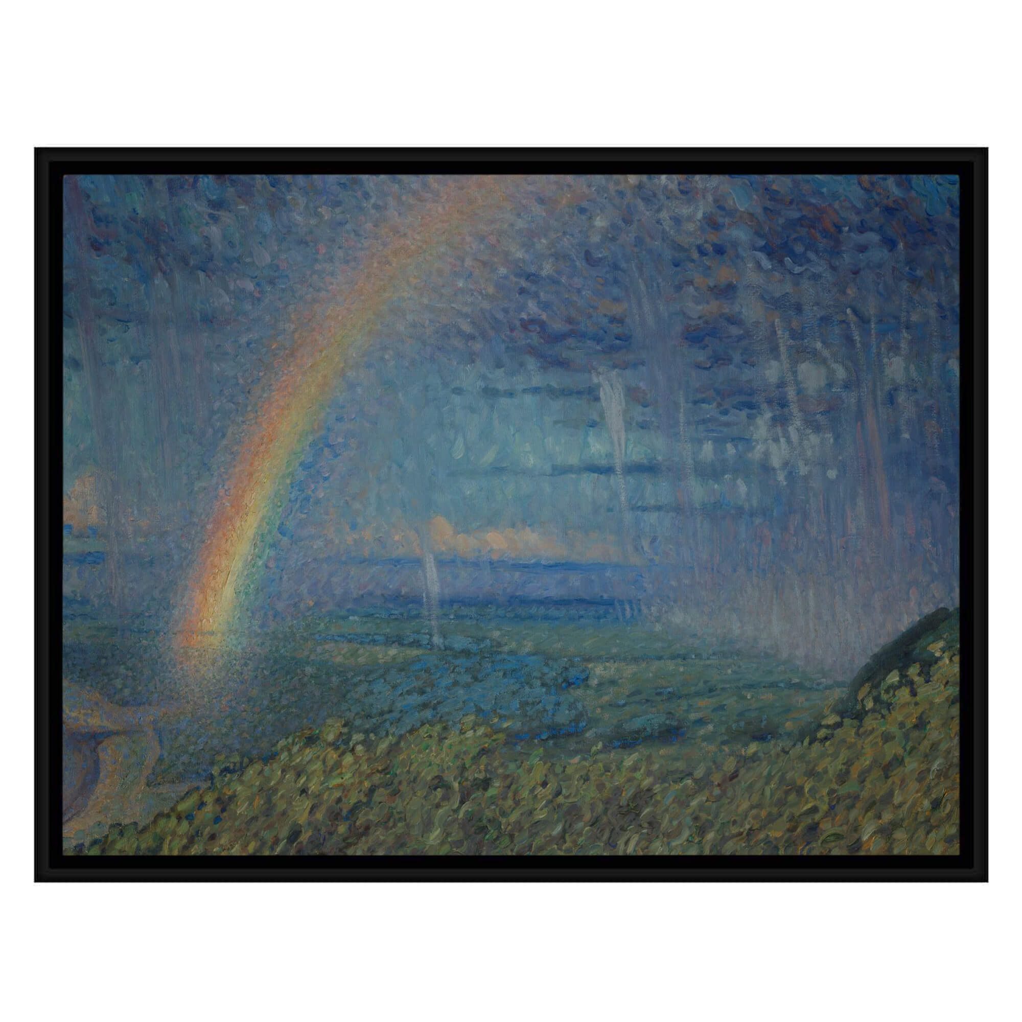 A landscape with a rainbow