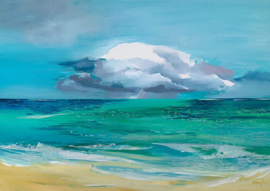 Hawaii seascape painting by Saumolia Puapuaga