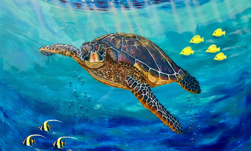 galina lintz hawaii artist tropical painting