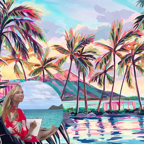 christie shinn hawaii artist original canvas paintings art scenery