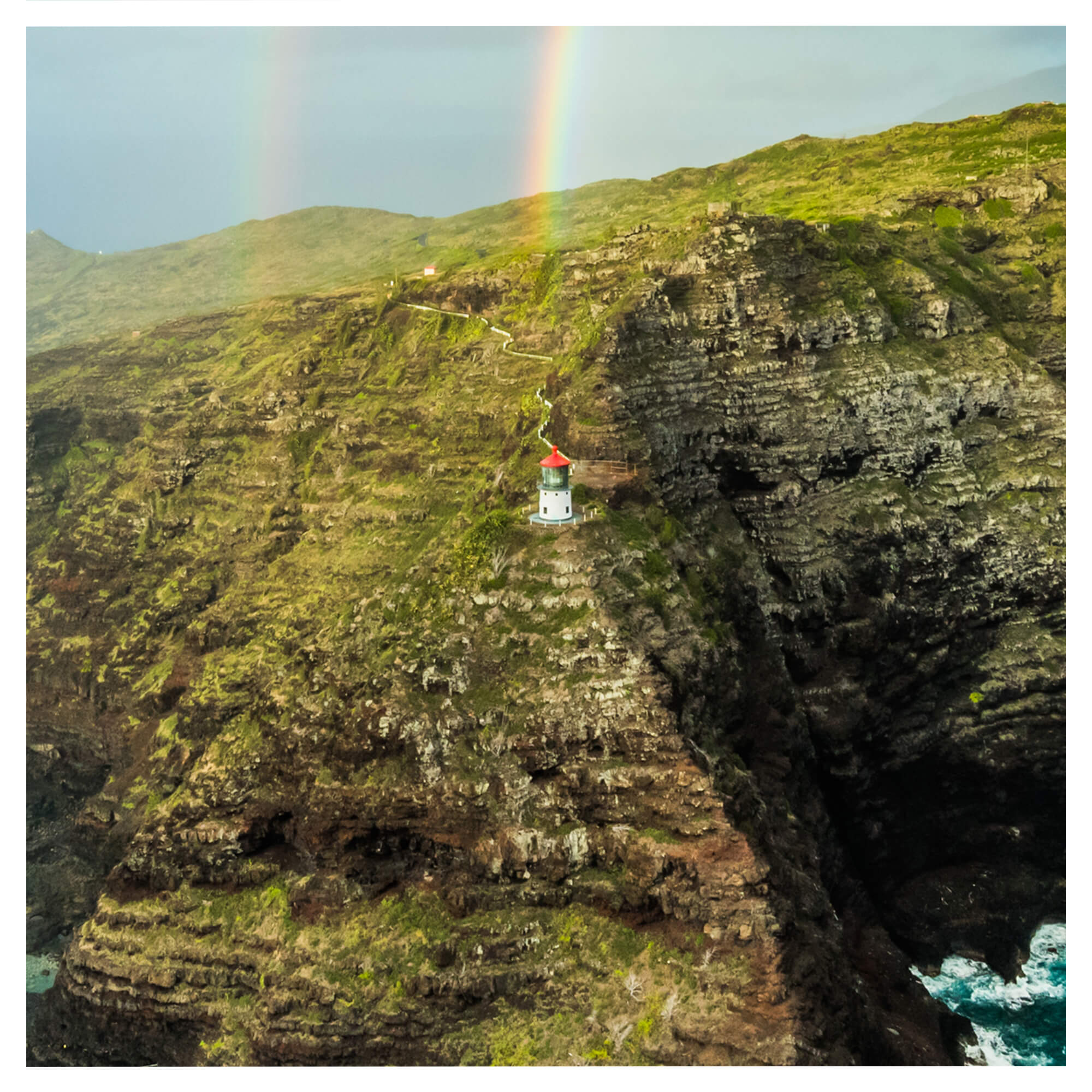 Makapuu Lighthouse Rainbow