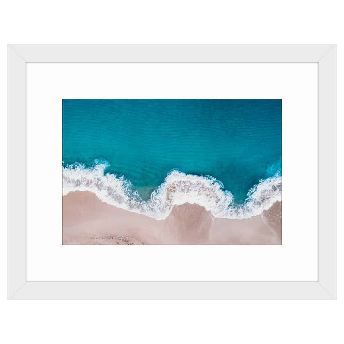 blue hawaii bree poort matted white frame