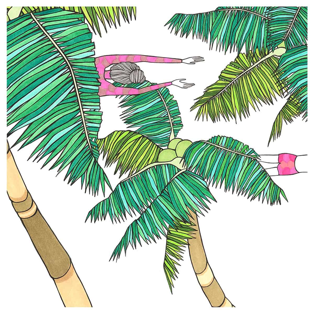 kris goto the art of letting go palm tree