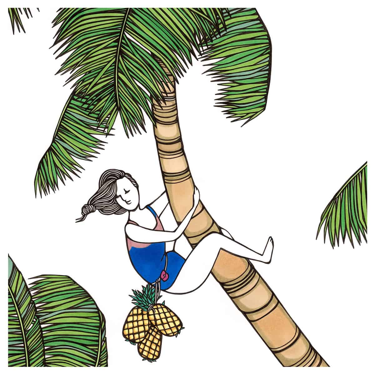 kris goto coconut girl woman detail