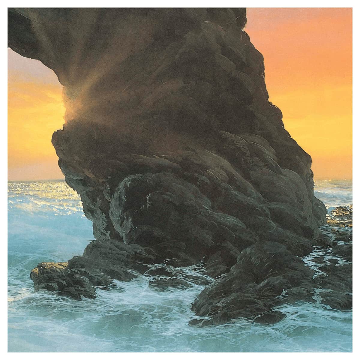 walfrido garcia lithograph morning glory ocean hawaii art