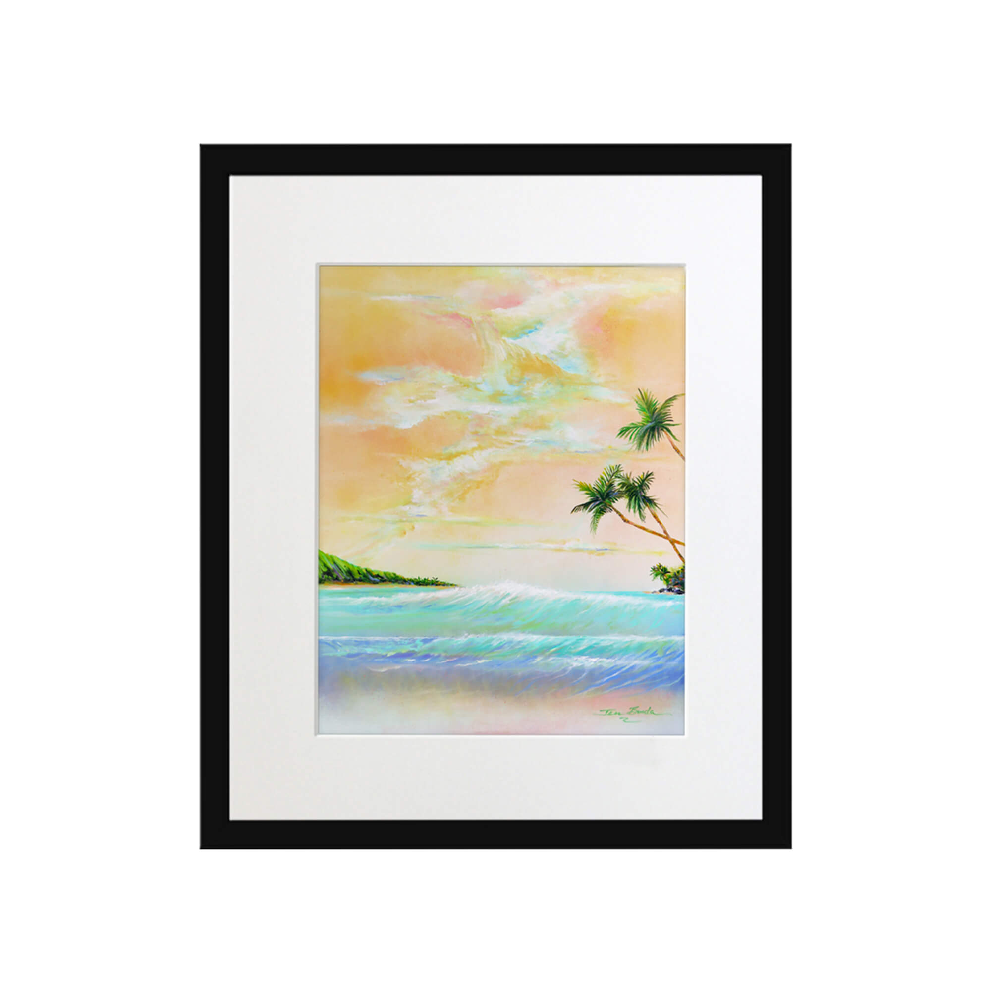 A serene seascape by Hawaii artist Jess Burda