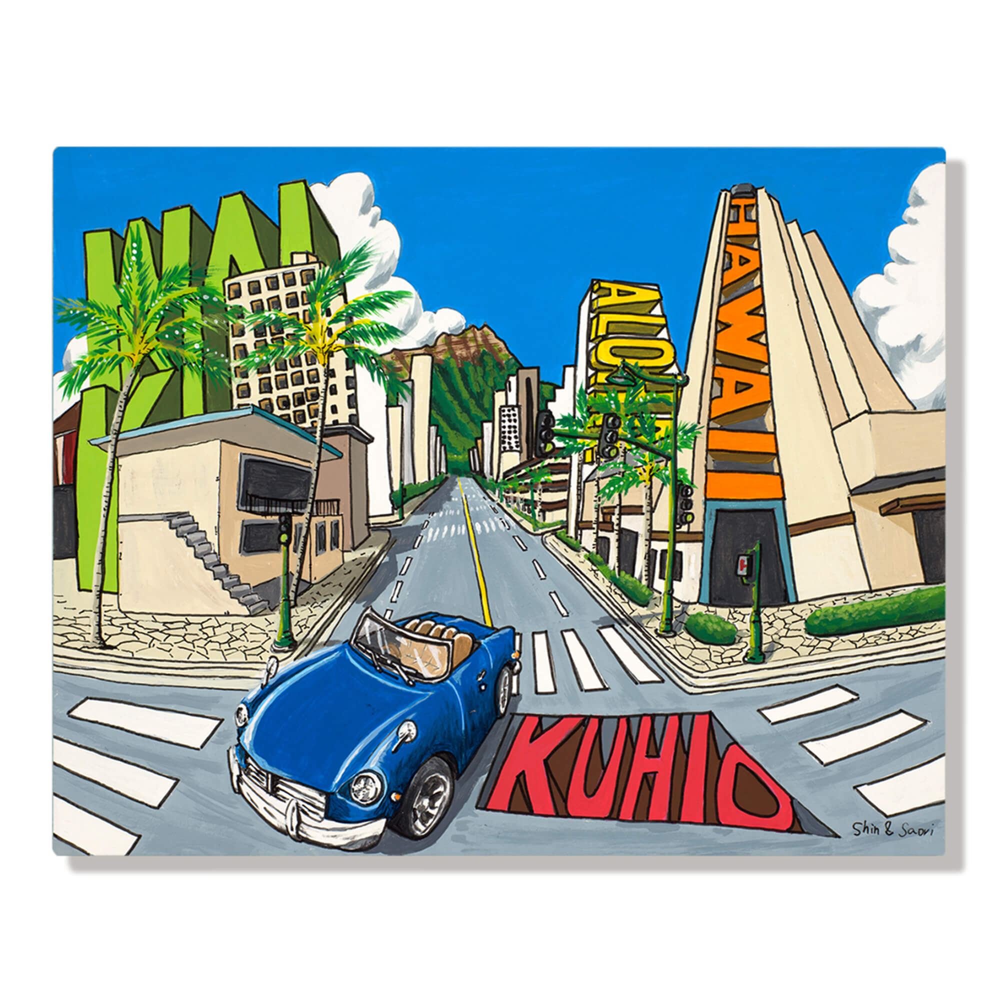 Kuhio Ave by Hawaii artist Shin Kato