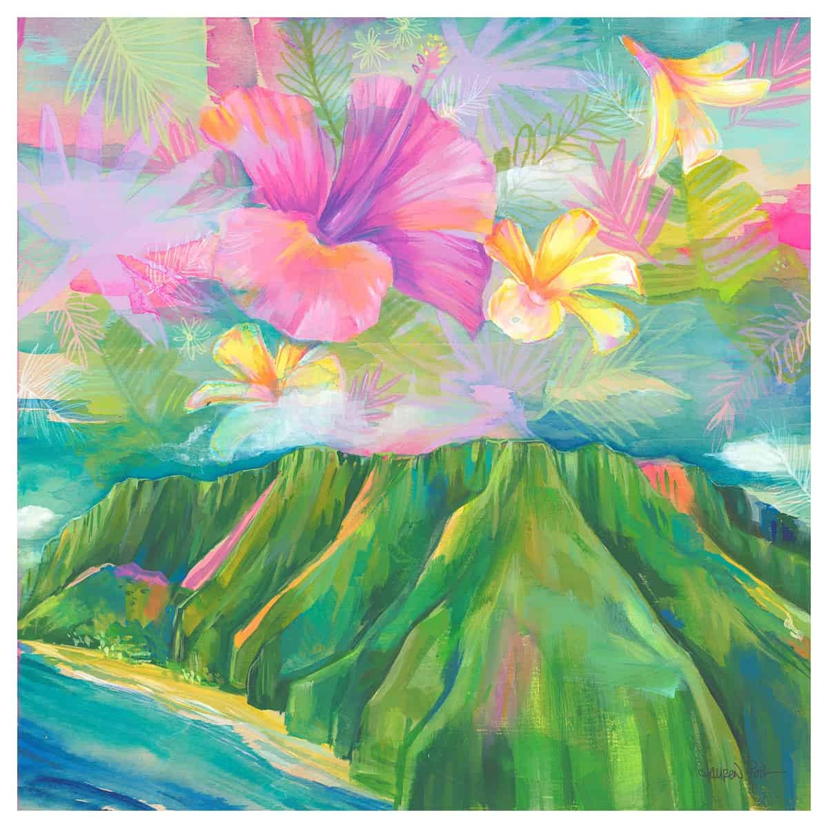 lauren roth hawaii artist jubilant print