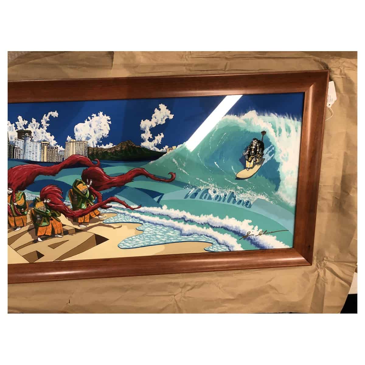 shin saori kato renjishi in waikiki hawaii art frame