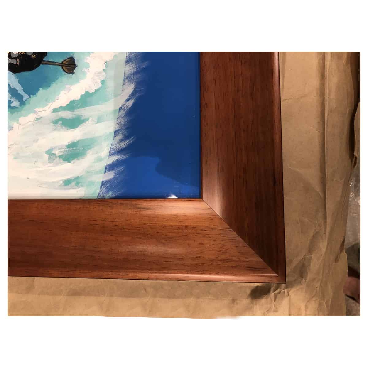 shin saori kato renjishi in waikiki hawaii art framed detail